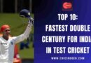 Top 10: Fastest Double Century for India in Test Cricket