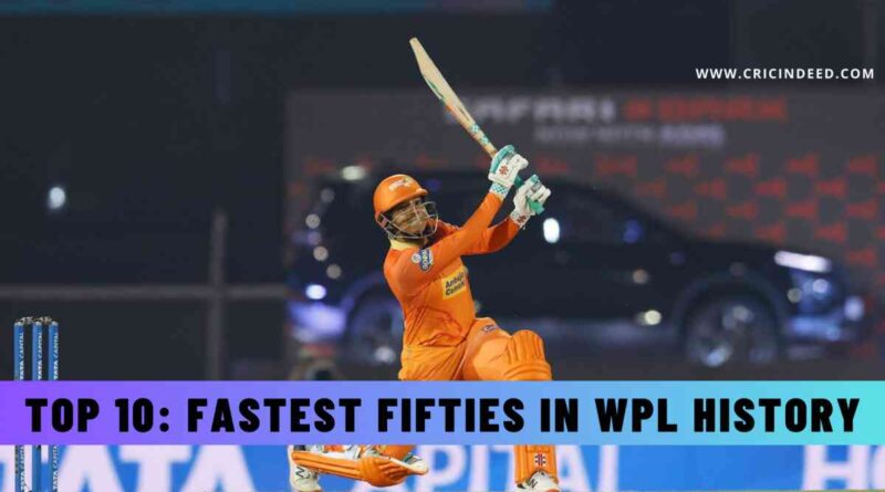 Top 10: Fastest Fifties in WPL History