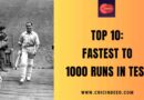 Top 10: Fastest to 1000 Runs in Test Cricket
