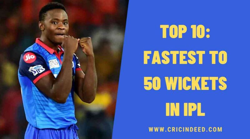 Top 10: Fastest to 50 Wickets in IPL