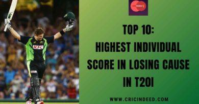 Top 10: Highest Individual Score in Losing Cause in T20I