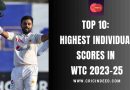 Top 10: Highest Individual Scores in WTC 2023-25