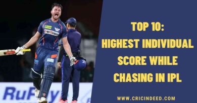 Top 10: Highest Individual Score while Chasing in IPL
