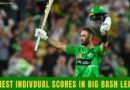 highest individual score in bbl