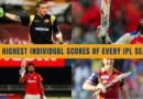 highest individual scores in each ipl season