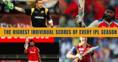 highest individual scores in each ipl season