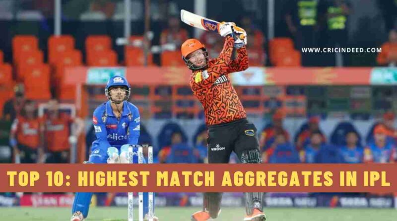 Top 10: Highest Match Aggregates in IPL