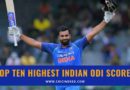 highest odi score for india