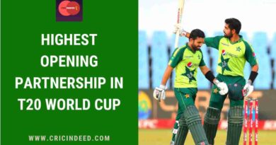highest opening partnership in t20 world cup