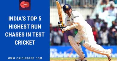 highest run chase by india in test cricket