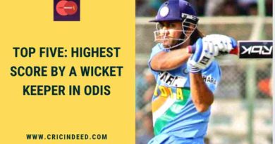 highest score by wicketkeeper in odis