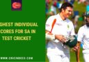 highest score for South Africa in Tests