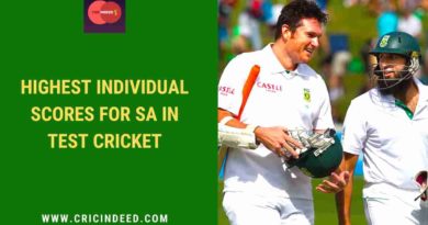 highest score for South Africa in Tests