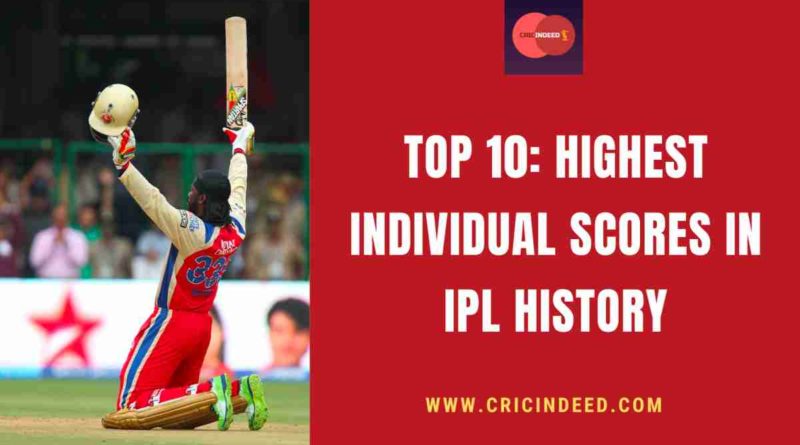 highest score in ipl