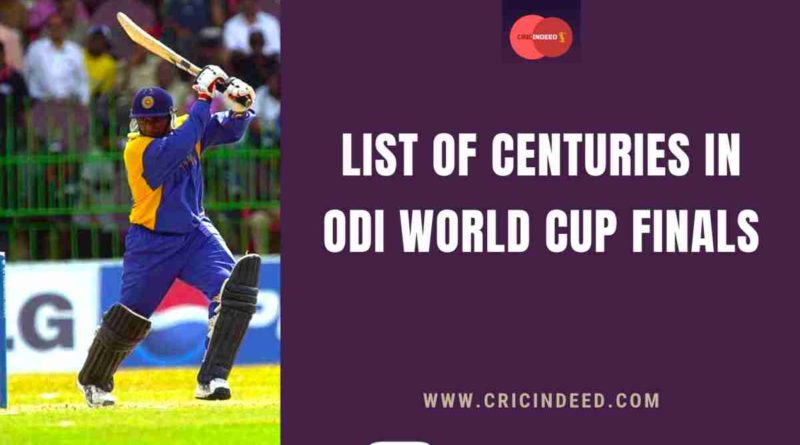 highest score in odi world cup finals
