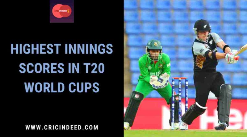 highest score in t20 world cup