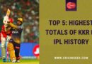 highest score of kkr in ipl