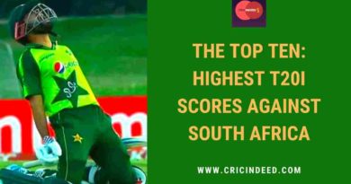highest score vs south africa in T20s
