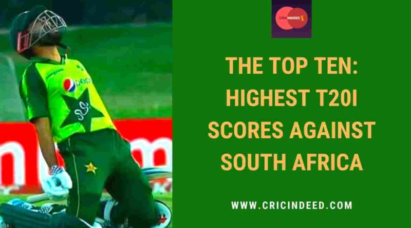 highest score vs south africa in T20s