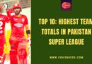 highest team score in psl