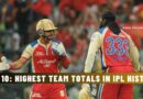 Top 10: Highest Team Totals in IPL History