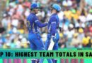 Highest Team Totals in SA20