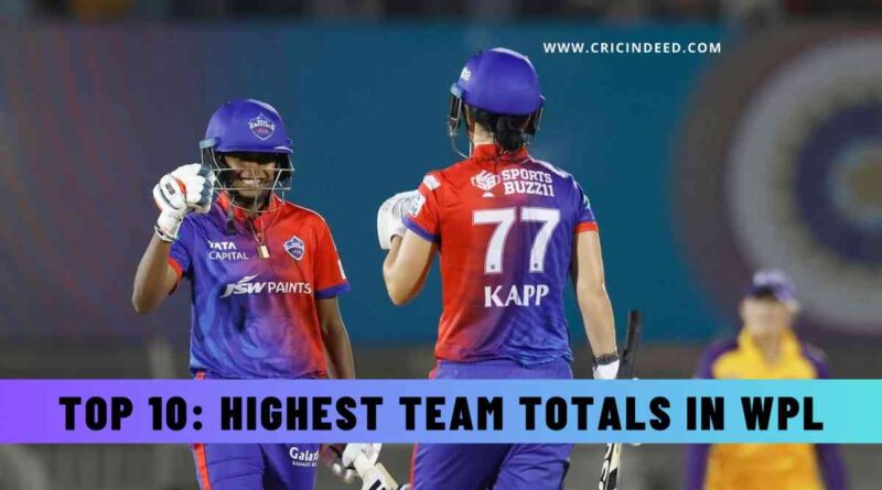 Top 10: Highest Team Totals in WPL History