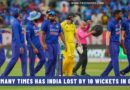 How Many Times has India Lost by 10 Wickets in ODIs?