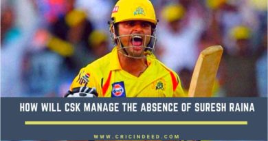 How will CSK manage the absence of Suresh Raina in the playing XI