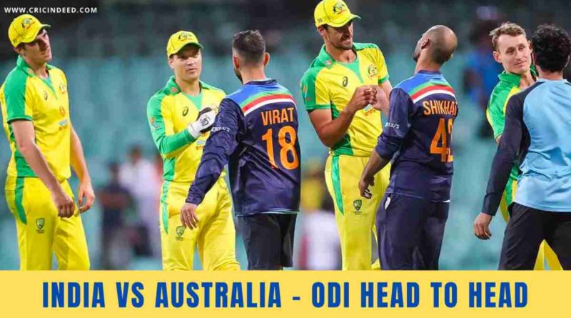 ind vs aus odi head to head