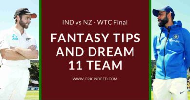 IND vs NZ WTC Final Dream11 Prediction