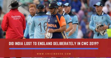 Did India lose to England deliberately in World CUp 2019