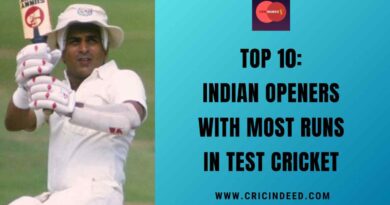 Top 10: Indian Openers with Most Runs in Test Cricket