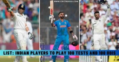 List: Indian Players to Play 100 Tests and 100 ODIs