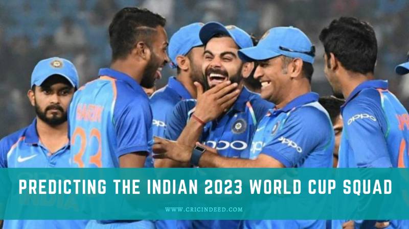 Predicting the Indian team for 2023 world cup