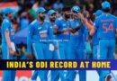 India’s ODI Record at Home