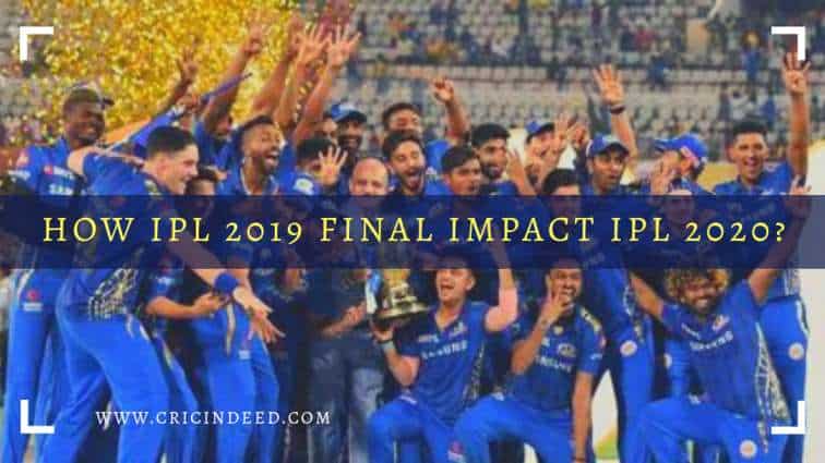 IPL 2019 final winner