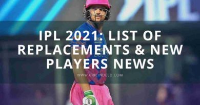 IPL 2021 second phase replacement news