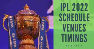 IPL 2022 schedule
