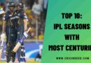 Top 10: IPL Seasons with Most Centuries