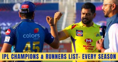 ipl winners list