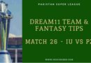 IU vs PZ Dream11 Prediction