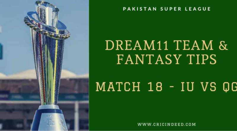 IU vs QG Dream11 Prediction