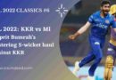 jasprit bumrah 5/10 vs kkr