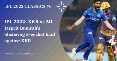 jasprit bumrah 5/10 vs kkr
