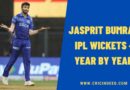 Jasprit Bumrah IPL Wickets - Year by Year