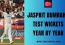 Jasprit Bumrah - Test Wickets Year by Year