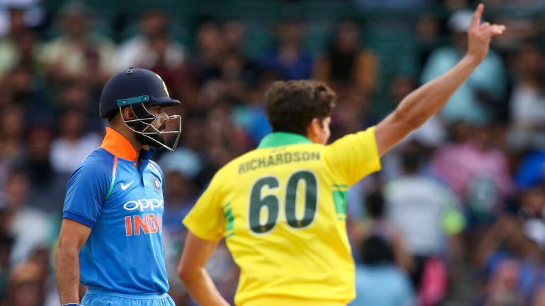 Jhy Richardson dismissed virat kohli 4 times in 6 odi innings