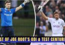joe root test and odi centuries list