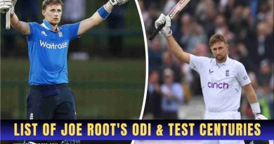 joe root test and odi centuries list